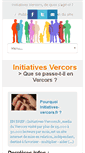 Mobile Screenshot of initiatives-vercors.fr