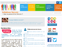 Tablet Screenshot of initiatives-vercors.fr